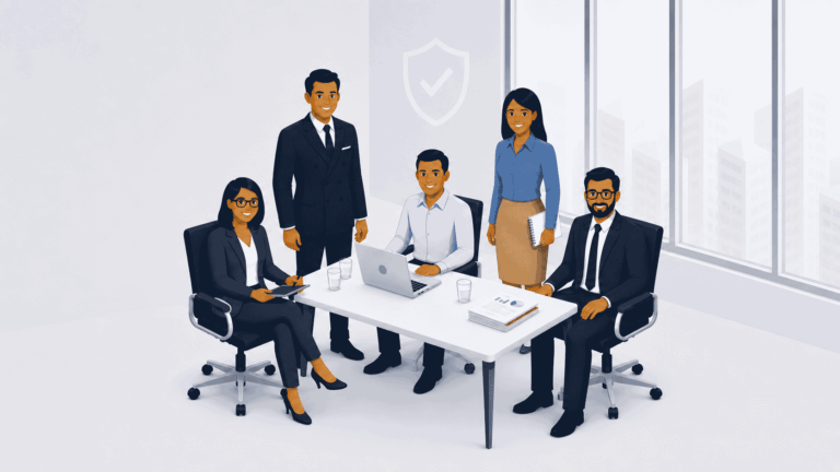 illustration of the entresure team